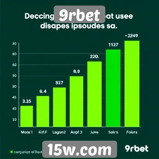 Estatísticas de usuários ativos na plataforma 9rbet