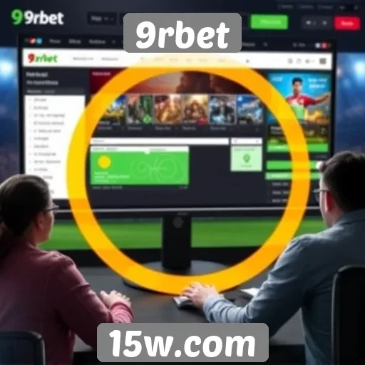 Experiência do usuário no site do 9rbet